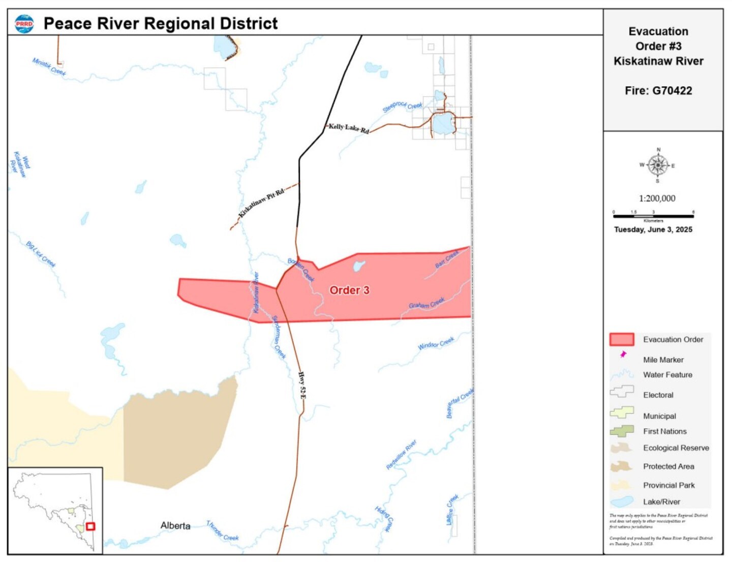 Two new Evacuation Orders and one new Evacuation Alert issued for ...