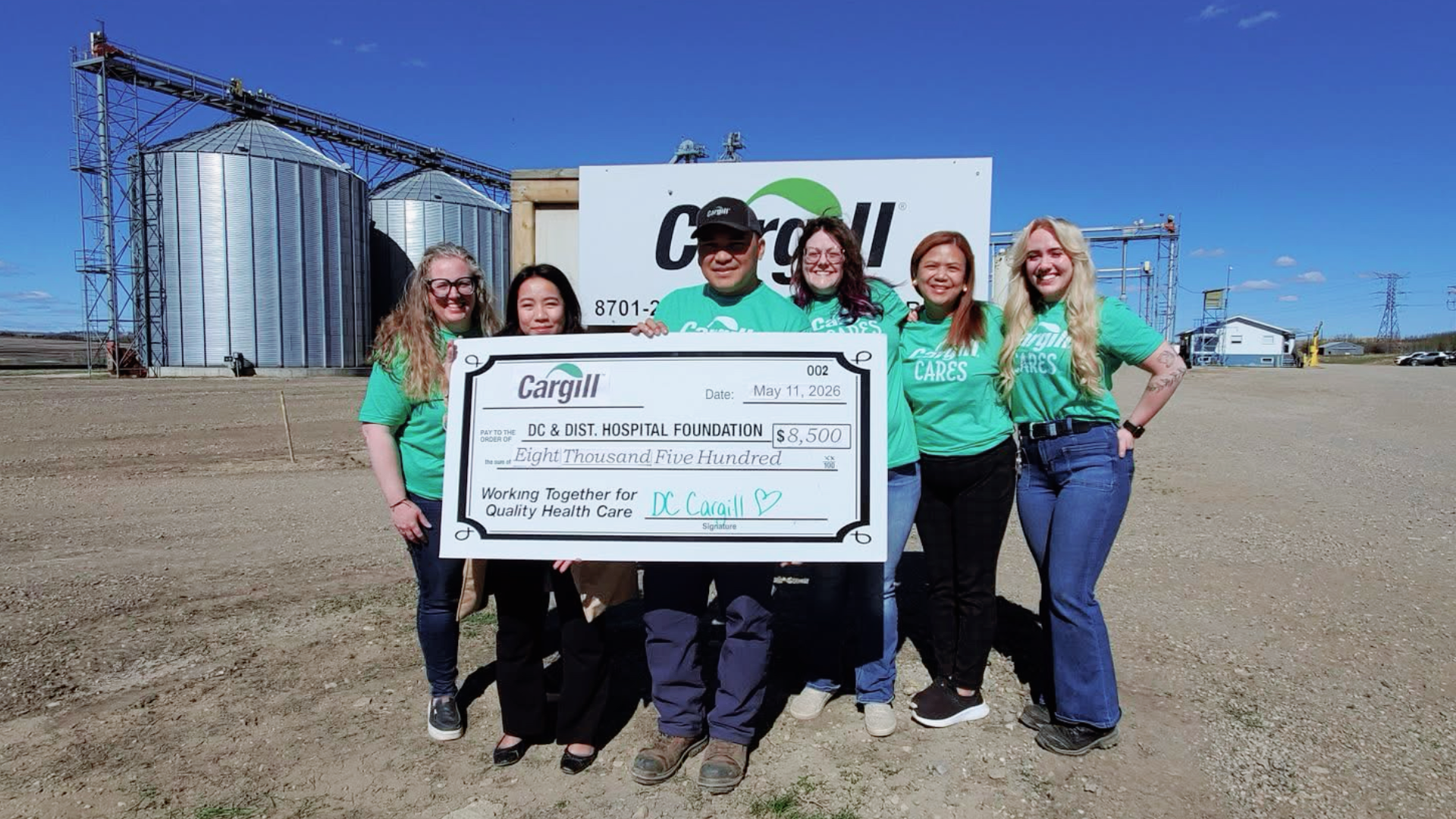 Cargill Donates $8.5K toward MRI scanner at New Dawson Creek Hospital