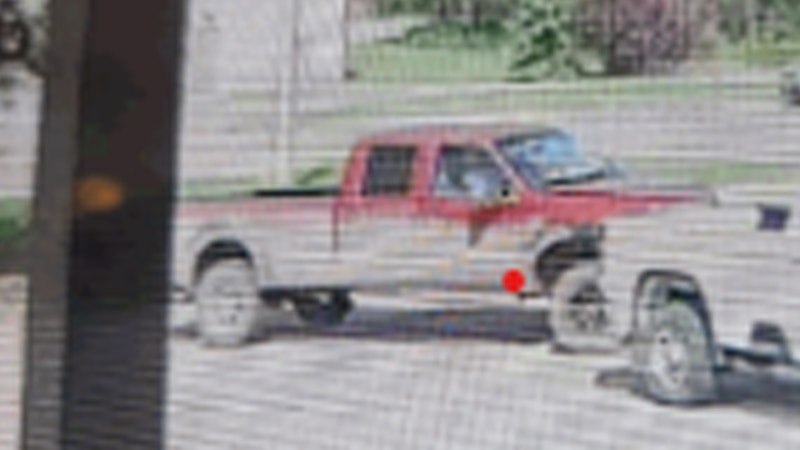 The 2006 Ford F350 pickup truck believed to be driven by Daniel Ludwig and Krista Morrison. (Source: Emergency Info B.C.)