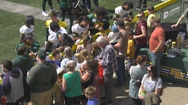 ‘Fantastically amazing’: Spruce Grove declares Green and Gold day for Edmonton Elks preseason celebrations