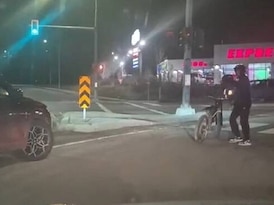 Mounties seek cyclist victim of hit and run near Kelowna, B.C.