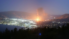 Fire guts B.C. long-term care facility under construction, triggering evacuations 