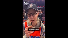 Canadian travels to Oklahoma City to sit courtside at Thunder playoff game thanks to Make-A-Wish 