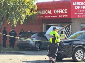 Multiple injured after car crashes into Vancouver building 