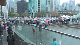 Vancouver protesters join global ‘No Tyrants’ rallies