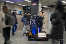 'One of my joys': Meet the Toronto subway musicians bringing rhythm to rush hour