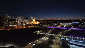 Your Morning Edmonton's CTV Drone flies over the River Valley