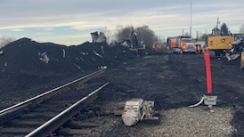 ‘No waterways appear to be impacted’ after train carrying coal derails in South Surrey, B.C.