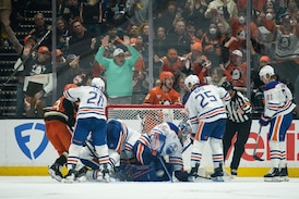 NHL Commissioner Bettman backs ruling that allowed Ducks' OT goal to stand in Game 4 win vs. Oilers