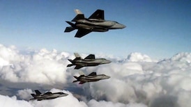 Gripens and F-35s on duty in Iceland