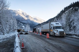 Spring snow dump brings 30cm of accumulation on B.C.'s Coquihalla Highway