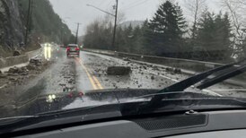 Rockslide closes stretch of Highway 7 between Hope and Kent 