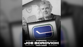 Vancouver Canucks mourn death of Joe Borovich, designer of team’s original logo