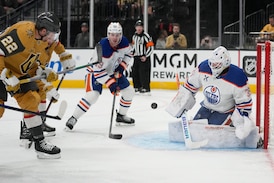 Knights out to snap slide in key clash with rival Oilers