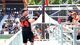 BC Lions face Edmonton Elk in Langford pre-season game in front of packed crowd