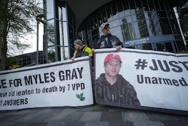 Hearing into police-involved death of Myles Gray adjourned to fall after another delay 