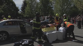 ‘Really drives it home’: Mock crash shows B.C. students the consequences of dangerous driving