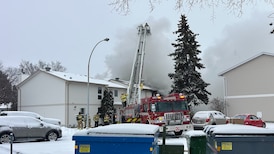 Firefighters on scene at townhouse complex in Edmonton