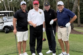 Wayne Gretzky hits the links with Trump, just weeks after addressing criticism from Canadians