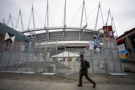 In the shadow of the BC Place, downtown Vancouver braces for World Cup