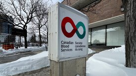 Canadian Blood Services is putting out a call for plasma donations