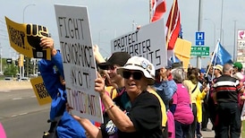 Thousands rally across Alberta as some warn separation debate is overshadowing other concerns