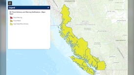 Atmospheric river to raise flood risk across B.C. coast, river forecast centre says