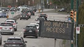 Highway ramps closing Sunday for East Vancouver paving work