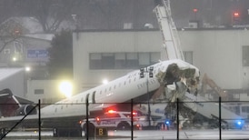 Video captures moment Air Canada jet crashed at New York’s LaGuardia. Follow for live updates.