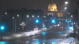 Cloudy, chilly and light snow today...  But it won’t last long