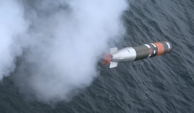Canadian navy test fires new anti-submarine torpedo