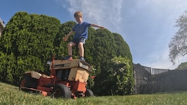 How a B.C. father and son helped a lonely-looking old tractor find a new way to be useful 