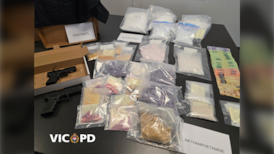 $150,000 street value: Victoria police seize fentanyl, meth, weapons and cash