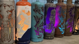 ‘Something from nothing’: This Alberta man is creating intricate art out of scrapped cutlery