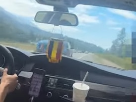 B.C. police say video shows teen driver’s failed attempt to evade officer