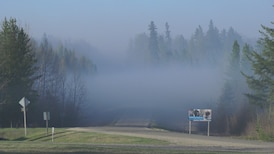 Wildfire northwest of Edmonton being held, evacuation order still in effect 