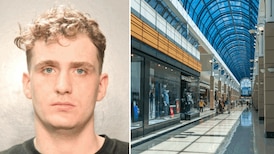 2 wanted men arrested after dramatic chase though busy B.C. mall, RCMP say 