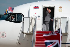 King Charles arrives in Bermuda after whirlwind U.S. visit
