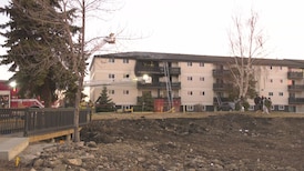 Apartment complex fire disrupting traffic in northeast Edmonton 