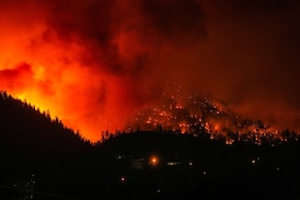 Climate change is eroding typical nighttime breaks in wildfire activity, study says