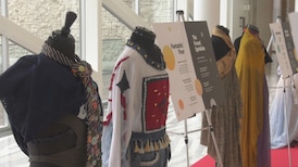 Fashion exhibit in Edmonton made from upcycled materials