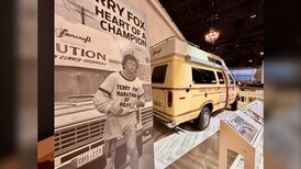 Van that accompanied Terry Fox on Marathon of Hope on display in Halifax