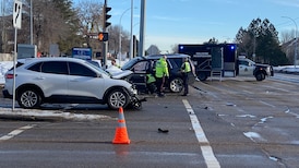 2 hospitalized after north Edmonton crash