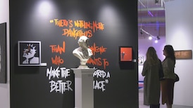 Edmonton Banksy exhibition opens to public Friday, showcases original work