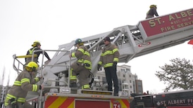 St. Albert firefighters headed to rooftop for next 3 nights for fundraiser  