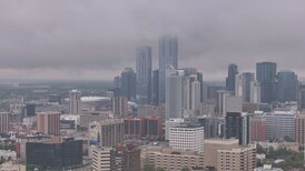 Gusty wind ushers in a big cool down