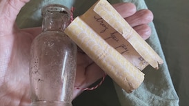‘It was just magical’: B.C. woman discovers mysterious message in a bottle buried in her garden bed