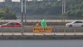 Protest of provincial government policies expected to affect downtown traffic 