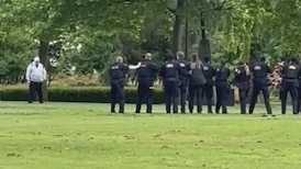 Police shoot, kill stabbing suspect in Surrey park