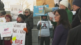 ‘More power, less accountability’: Alberta legal groups protest UCP government